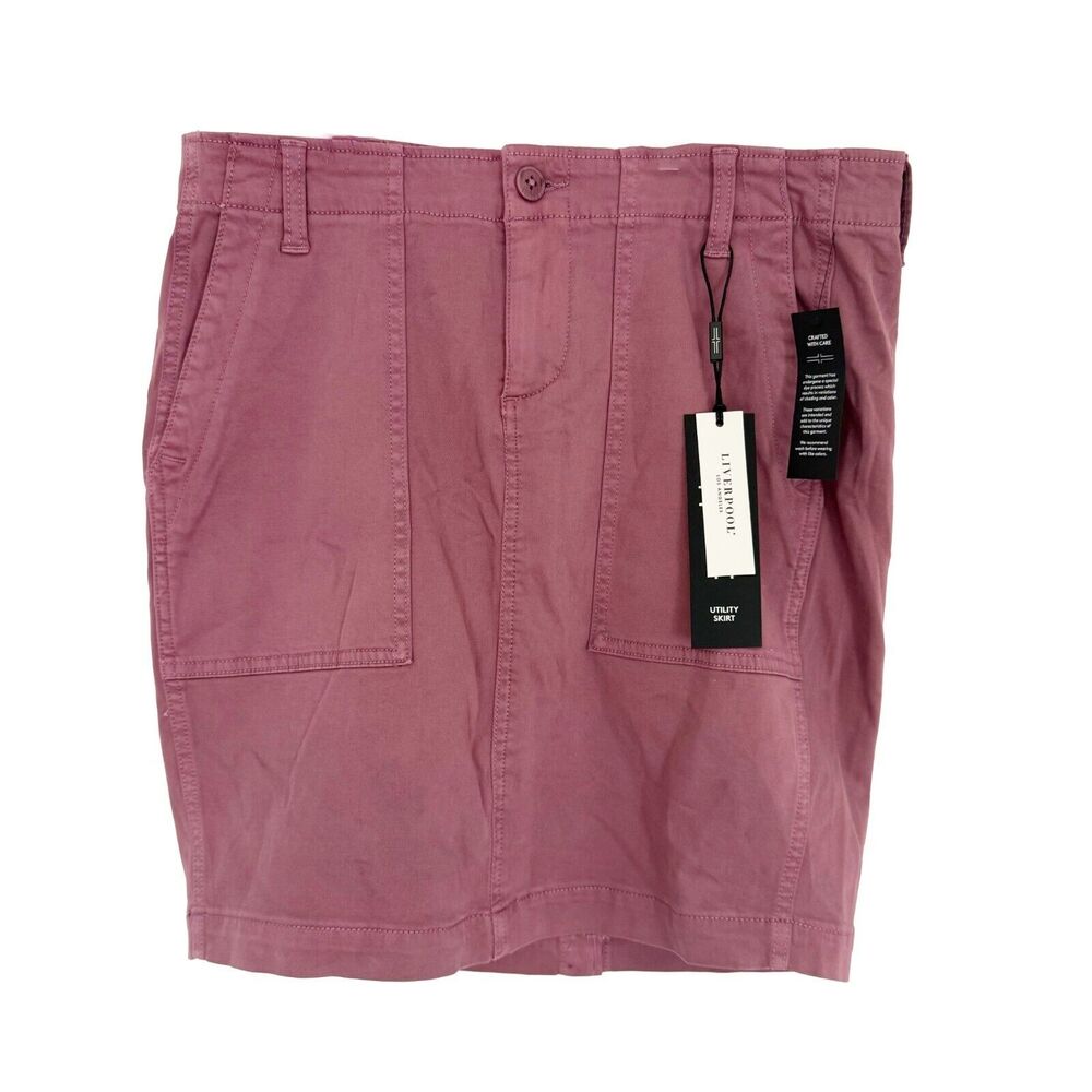 Liverpool Jeans Company Pink Mini Skirt